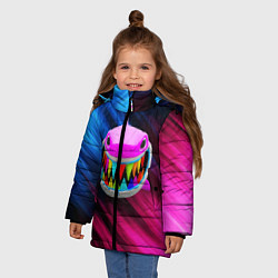 Куртка зимняя для девочки 6IX9INE 69, цвет: 3D-черный — фото 2
