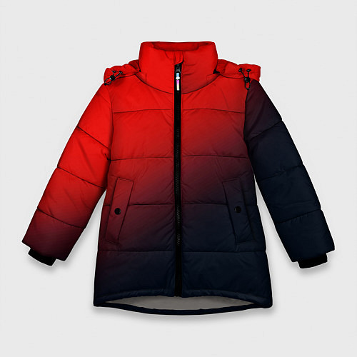 Зимняя куртка для девочки RED / 3D-Светло-серый – фото 1