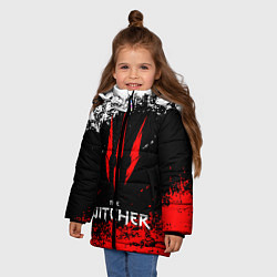 Куртка зимняя для девочки The Witcher, цвет: 3D-красный — фото 2
