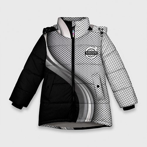 Зимняя куртка для девочки VOLVO / 3D-Светло-серый – фото 1