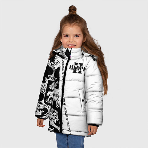 Зимняя куртка для девочки Игорь / 3D-Красный – фото 3