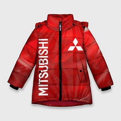 Куртка зимняя для девочки MITSUBISHI, цвет: 3D-красный