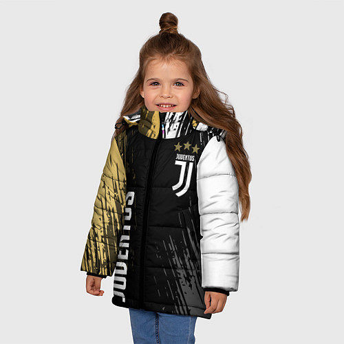 Зимняя куртка для девочки JUVENTUS / 3D-Черный – фото 3