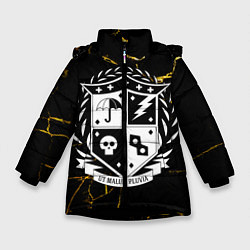 Куртка зимняя для девочки UT MALUM PLUVIA Z, цвет: 3D-черный