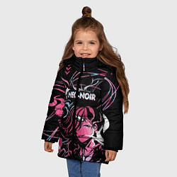 Куртка зимняя для девочки Cs:go Neo-Noir cuberpunk Style киберпанк, цвет: 3D-светло-серый — фото 2