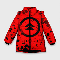 Куртка зимняя для девочки GHOST OF TSUSHIMA, цвет: 3D-черный