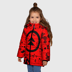 Куртка зимняя для девочки GHOST OF TSUSHIMA, цвет: 3D-черный — фото 2