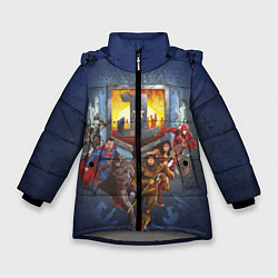Куртка зимняя для девочки 2610545, цвет: 3D-светло-серый