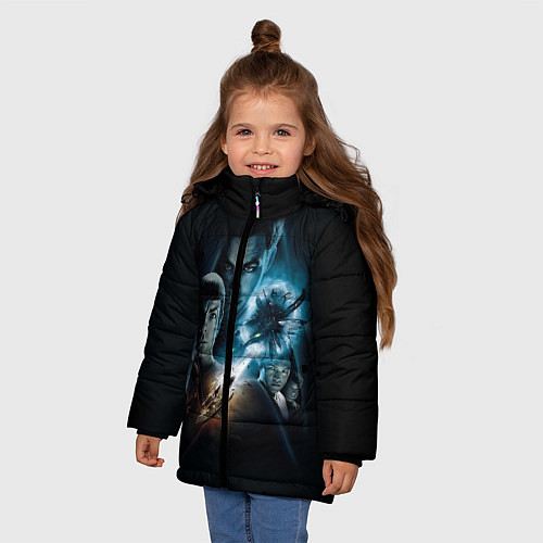 Зимняя куртка для девочки Star Trek / 3D-Черный – фото 3