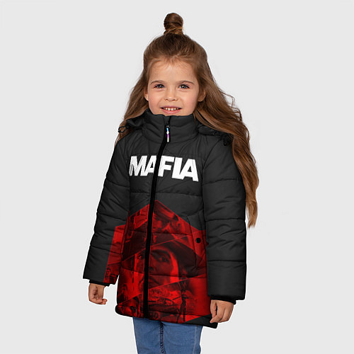 Зимняя куртка для девочки Mafia / 3D-Черный – фото 3