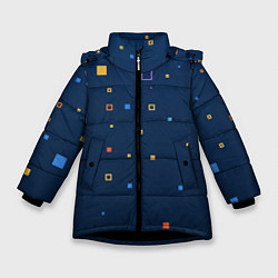 Зимняя куртка для девочки Геометрия дождь