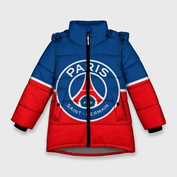 Куртка зимняя для девочки FC PSG, цвет: 3D-светло-серый