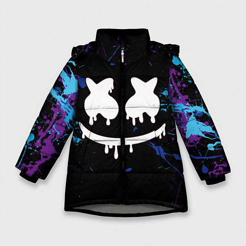 Зимняя куртка для девочки MARSHMELLO / 3D-Светло-серый – фото 1