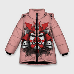Куртка зимняя для девочки Ронин, цвет: 3D-черный