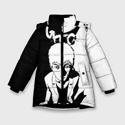 Куртка зимняя для девочки Great Teacher Onizuka, цвет: 3D-черный