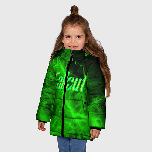 Зимняя куртка для девочки FALLOUT ФЭЛЛАУТ / 3D-Черный – фото 3
