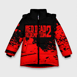Куртка зимняя для девочки RED DEAD REDEMPTION 2, цвет: 3D-черный