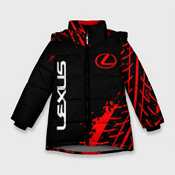 Куртка зимняя для девочки LEXUS ЛЕКСУС, цвет: 3D-светло-серый