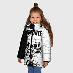 Куртка зимняя для девочки FORTNITE MARSHMELLO, цвет: 3D-красный — фото 2
