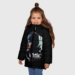 Куртка зимняя для девочки EMINEM 8 MILE, цвет: 3D-черный — фото 2