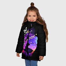 Куртка зимняя для девочки JoJo’s Bizarre Adventure, цвет: 3D-светло-серый — фото 2