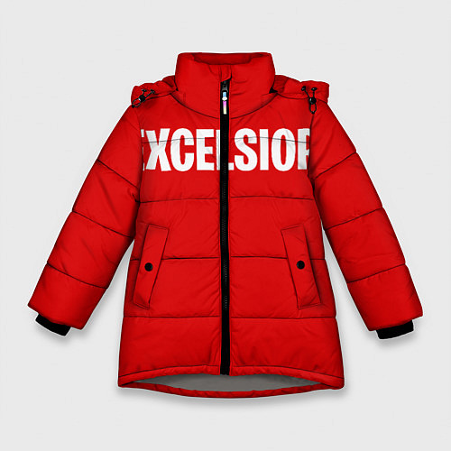 Зимняя куртка для девочки EXCELSIOR / 3D-Светло-серый – фото 1