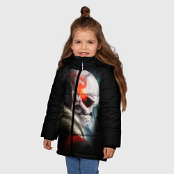 Куртка зимняя для девочки UNDERTALE, цвет: 3D-светло-серый — фото 2
