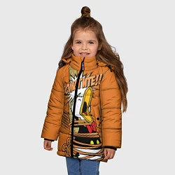 Куртка зимняя для девочки Помогите!!!, цвет: 3D-черный — фото 2