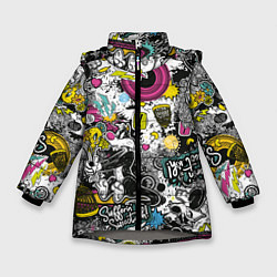 Куртка зимняя для девочки Сильвестр, цвет: 3D-светло-серый