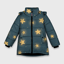 Зимняя куртка для девочки Звезды