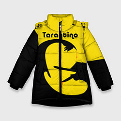 Куртка зимняя для девочки Тарантино, цвет: 3D-черный