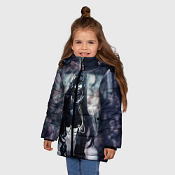 Куртка зимняя для девочки Anime Cyber, цвет: 3D-черный — фото 2