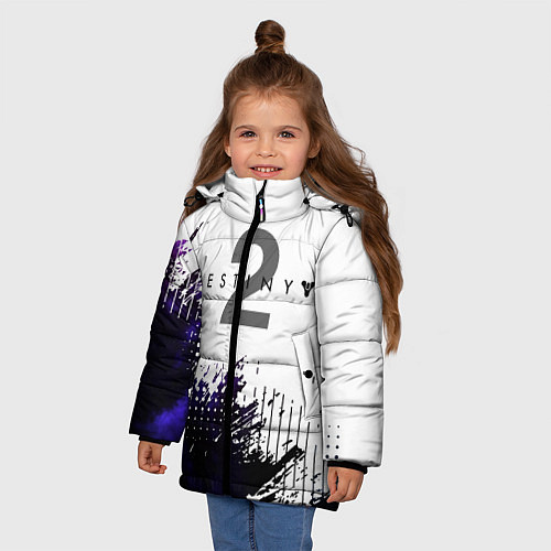 Зимняя куртка для девочки DESTINY 2: BEYOND LIGHT / 3D-Черный – фото 3
