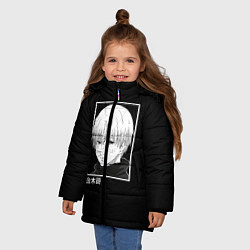 Куртка зимняя для девочки Кен Канеки, цвет: 3D-светло-серый — фото 2