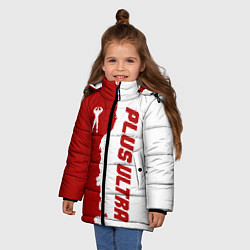 Куртка зимняя для девочки PLUS ULTRA, цвет: 3D-светло-серый — фото 2