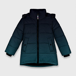 Куртка зимняя для девочки GRADIENT, цвет: 3D-черный