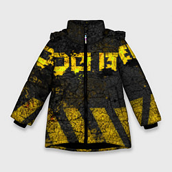 Куртка зимняя для девочки DO IT, цвет: 3D-черный