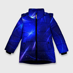 Зимняя куртка для девочки Космический вихрь