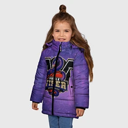 Куртка зимняя для девочки Viper, цвет: 3D-черный — фото 2