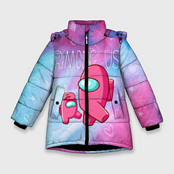 Куртка зимняя для девочки Among Us Baby Z, цвет: 3D-черный