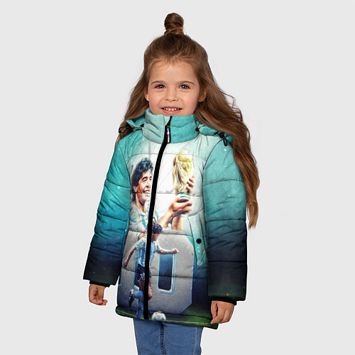 Зимняя куртка для девочки 10 number / 3D-Черный – фото 3