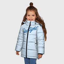 Куртка зимняя для девочки Дневной свет, цвет: 3D-черный — фото 2