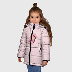 Куртка зимняя для девочки Лицо, цвет: 3D-черный — фото 2