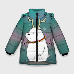 Куртка зимняя для девочки Icebear, цвет: 3D-светло-серый