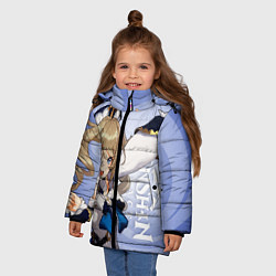 Куртка зимняя для девочки GENSHIN IMPACT, БАРБАРА,, цвет: 3D-черный — фото 2