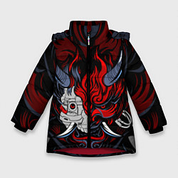 Куртка зимняя для девочки SAMURAI LVL UP, цвет: 3D-красный
