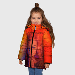 Куртка зимняя для девочки Queens Gambit Ход Королевы, цвет: 3D-светло-серый — фото 2