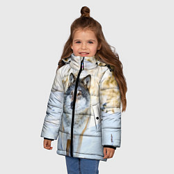 Куртка зимняя для девочки Я зимой, цвет: 3D-черный — фото 2