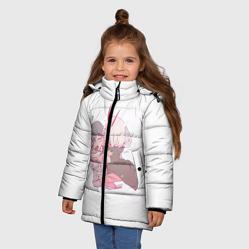 Зимняя куртка для девочки Милота / 3D-Черный – фото 3