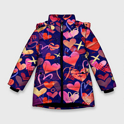 Зимняя куртка для девочки Love